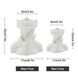Simple Ceramic Vase Flower Arrangement Decorative Vase Living Room Ornament - 45-Degree Angle
