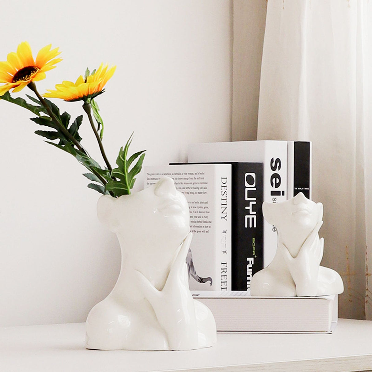 Simple Ceramic Vase Flower Arrangement Decorative Vase Living Room Ornament