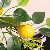 Artificial Lemon Teardrop Wreath Wall Hanging Teardrop Lemon Fruit Wreath Artificial Lemon Swag
