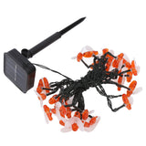 LED Solar String Lights Bee Shaped Waterproof Decorative Light for Outdoor Garden Patio Warm White6.5M 30LED 2 Work Mode