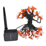 LED Solar String Lights Bee Shaped Waterproof Decorative Light for Outdoor Garden Patio Warm White6.5M 30LED 2 Work Mode