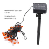 LED Solar String Lights Bee Shaped Waterproof Decorative Light for Outdoor Garden Patio Warm White6.5M 30LED 2 Work Mode - Extra Image