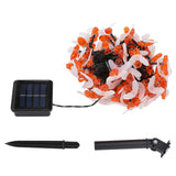 LED Solar String Lights Bee Shaped Waterproof Decorative Light for Outdoor Garden Patio Warm White12M 100LED 8 Work Mode