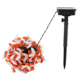 LED Solar String Lights Bee Shaped Waterproof Decorative Light for Outdoor Garden Patio Warm White12M 100LED 8 Work Mode