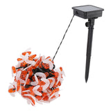 LED Solar String Lights Bee Shaped Waterproof Decorative Light for Outdoor Garden Patio Warm White12M 100LED 8 Work Mode - Extra Image