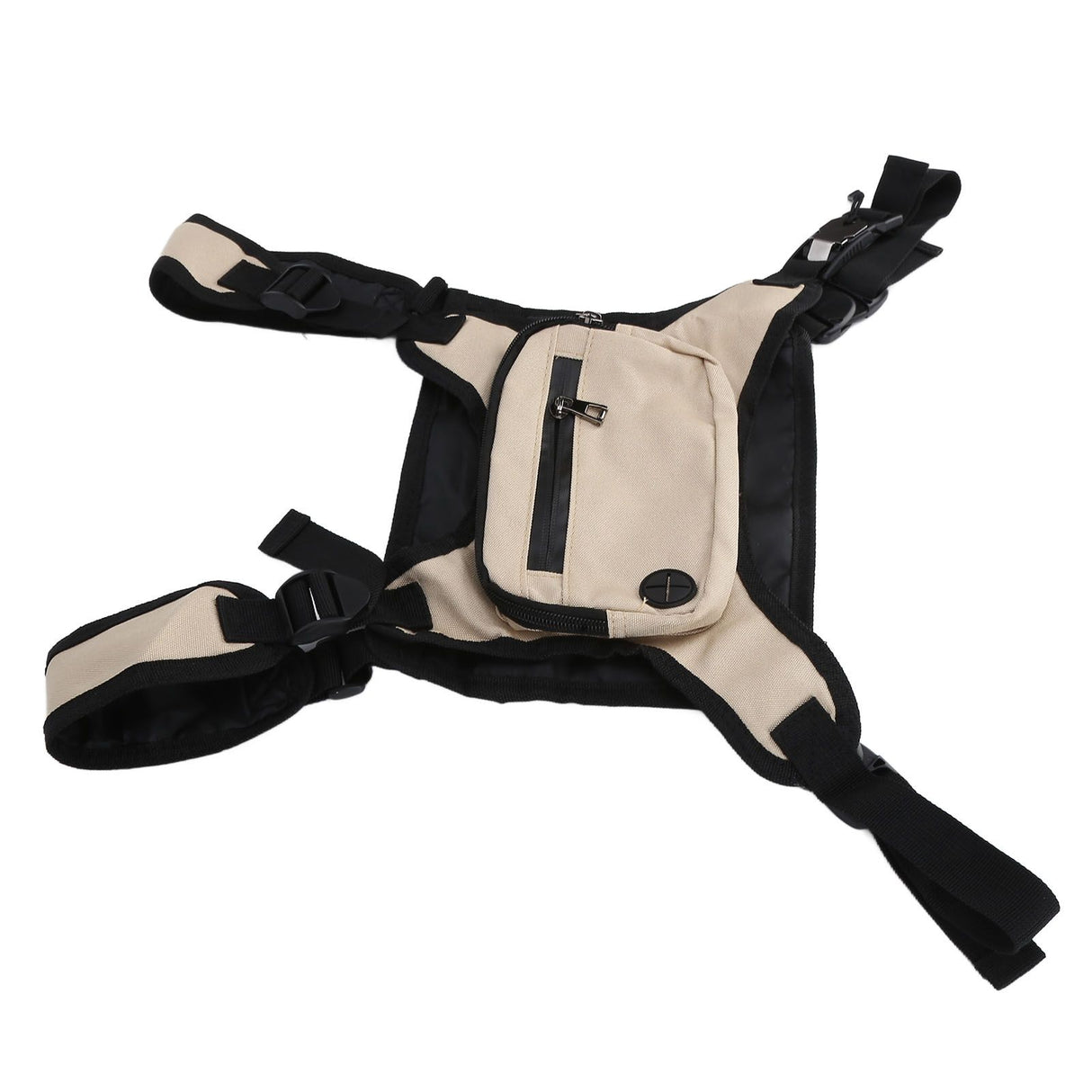 Outdoor Gardening Bag Running Backpack Vest Bag Storage Bag for Man Woman RunningKhaki