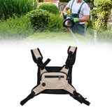 Outdoor Gardening Bag Running Backpack Vest Bag Storage Bag for Man Woman RunningKhaki - Extra Image