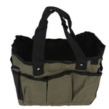 Outdoor Tote Bag Portable Garden Pruning Tool Storage Bag for Keeping Storing Gardening ToolMilitary Green