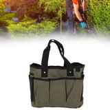 Outdoor Tote Bag Portable Garden Pruning Tool Storage Bag for Keeping Storing Gardening ToolMilitary Green