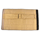 Oxford Cloth Fishing Bag Gardening Fishing Rod Bag Carrier for Fishing Tool OutdoorKhaki - Rear View