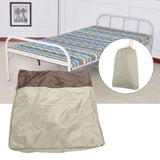 Folding Bed Cover Dustproof Waterproof Rollaway Bed Protective Cover for Indoor Outdoor85x33x107cm - Extra Image