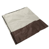 Folding Bed Cover Dustproof Waterproof Rollaway Bed Protective Cover for Indoor Outdoor102x33x104cm - Top-Down View