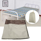 Folding Bed Cover Dustproof Waterproof Rollaway Bed Protective Cover for Indoor Outdoor102x33x104cm
