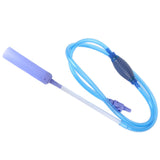 Fish Tank Water Changer Droppings Sludge Extractor Manual Aquarium Syphon Water Filter - Close-Up Angle