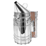 6Pcs/Set Stainless Steel Beehive Smoker Kit Bee Smoker Beekeeping Equipment for Outdoor - Side View