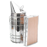 9Pcs/Set Beehive Smoker Kit with Bee Brush Yellow Needle Scratcher Serrated Blade Queen Bee Clips - Top-Down View