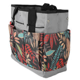 Garden Tote Bag 600D Oxford Cloth Multiple Pockets Lightweight and Durable Garden Tools Storage Pouch - Front View