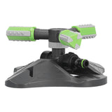 Lawn Water Sprinkler Automatic Flower Watering Device Three Prong Sprinkler for Garden Watering Gardening IrrigationGreen - Side View