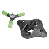 Lawn Water Sprinkler Automatic Flower Watering Device Three Prong Sprinkler for Garden Watering Gardening IrrigationGreen - 45-Degree Angle