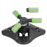 Lawn Water Sprinkler Automatic Flower Watering Device Three Prong Sprinkler for Garden Watering Gardening IrrigationGreen - Extra Image