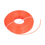 120m Trimmer Cord 2.4mm Nylon Round Grass Trimmer Line Replacement Part for Lawn Garden - 45-Degree Angle