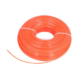 100m Trimmer Cord 2.4mm Square Nylon Cord Gasoline Brush Cutter Cord Replacement Part - Top-Down View