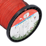 2.4mm Trimmer Line Round Nylon 1LB Round Heavy Duty Grass Cutting Trimmer Line for Yard Garden