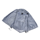 109x76x74cm Dogs Wire Crate Cover Waterproof Dustproof Pet Cage Cover for Indoor Outdoor ProtectionGray - Rear View