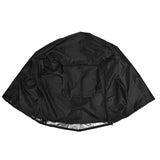 124.5x84x79cm Dogs Wire Crate Cover Waterproof Sunscreen Dustproof Pet Cage Cover for OutdoofBlack - Front View