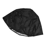 124.5x84x79cm Dogs Wire Crate Cover Waterproof Sunscreen Dustproof Pet Cage Cover for OutdoofBlack
