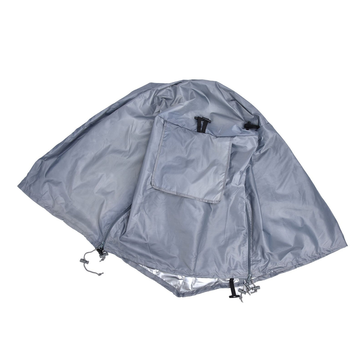 124.5x84x79cm Dogs Wire Crate Cover Waterproof Sunscreen Dustproof Pet Cage Cover for OutdoofGray