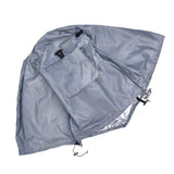 124.5x84x79cm Dogs Wire Crate Cover Waterproof Sunscreen Dustproof Pet Cage Cover for OutdoofGray
