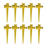 Lawn Sprinkler Spike 10PCS 1/2inch Female Thread Interface Plastic Garden Irrigation System Connector