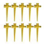 Lawn Sprinkler Spike 10PCS 1/2inch Female Thread Interface Plastic Garden Irrigation System Connector