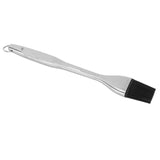 Silicone Brush Stainless Steel Handle High Temperature Resistant Kitchen Baking Barbecue Sauce Oil BrushStraight Handle Black