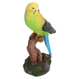 Resin Parrot Ornament Home Decorations Bonsai Small Bird Model Gift Resin Crafts Yellow - Front View