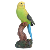 Resin Parrot Ornament Home Decorations Bonsai Small Bird Model Gift Resin Crafts Yellow