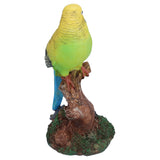 Resin Parrot Ornament Home Decorations Bonsai Small Bird Model Gift Resin Crafts Yellow - Low Angle