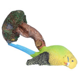 Resin Parrot Ornament Home Decorations Bonsai Small Bird Model Gift Resin Crafts Yellow - Extra Image