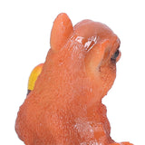 Resin Animal Squirrels Model Cartoon Squirrels Shaped Statue Decoration Synthetic Resin Micro Landscape Crafts for Home Garden Terrace YardStyle 2