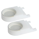 2Pcs Bee Feeder Bee Box Door Entrance Water Sugar Feeder Bee Entry Drinker Lid for Feeding Bees - Side View