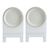 2Pcs Bee Feeder Bee Box Door Entrance Water Sugar Feeder Bee Entry Drinker Lid for Feeding Bees - Top-Down View