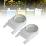 2Pcs Bee Feeder Bee Box Door Entrance Water Sugar Feeder Bee Entry Drinker Lid for Feeding Bees