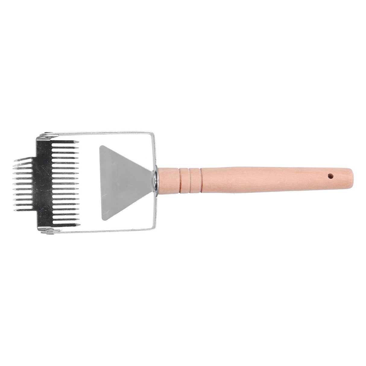 Uncapping Fork Double Head Honey Cutting Fork Scraper Beehive Tool Beekeeping ToolsWooden Handle