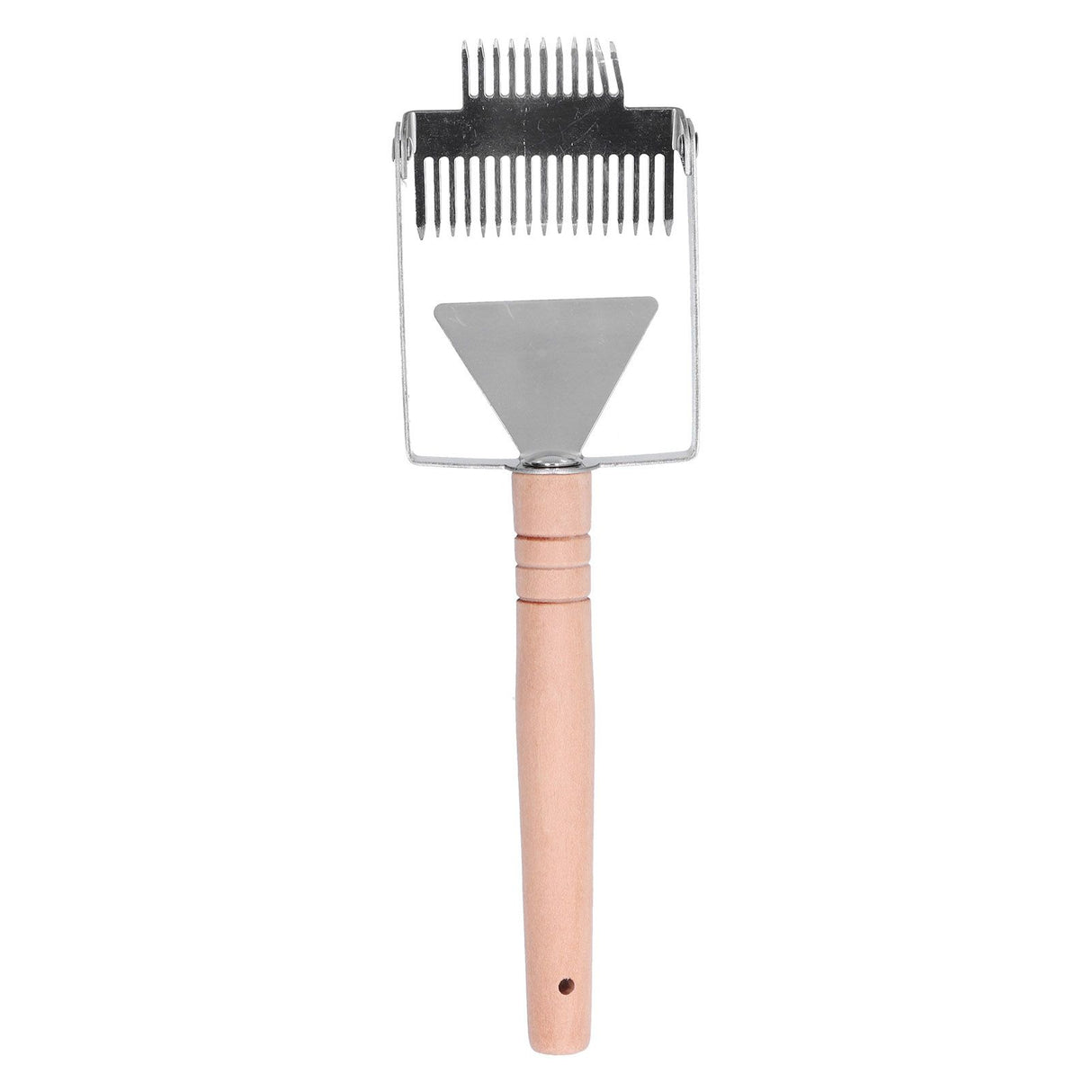 Uncapping Fork Double Head Honey Cutting Fork Scraper Beehive Tool Beekeeping ToolsWooden Handle