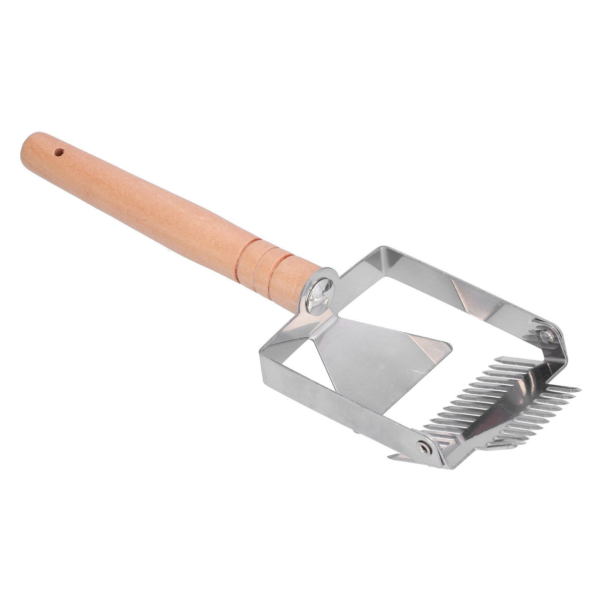 Uncapping Fork Double Head Honey Cutting Fork Scraper Beehive Tool Beekeeping ToolsWooden Handle