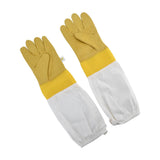 Beekeeping Gloves Breathable Sheepskin Gloves with Extended Sleeves for Beekeeper - Front View