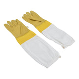 Beekeeping Gloves Breathable Sheepskin Gloves with Extended Sleeves for Beekeeper