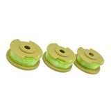 3Pcs Replacement Trimmer Line Spool Fit for Ryobi 0.08in 18V 24V 40V String Trimmer Parts - Close-Up Angle