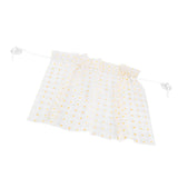 Daisy Car Curtain Lace Detachable Petal Embroidery Tulle Car Curtain Car Decorative Curtain